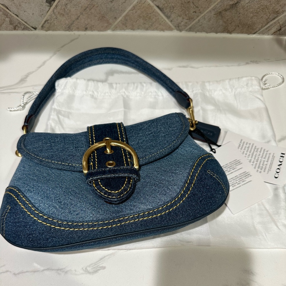 Coach Soho Bag In Repurposed Denim